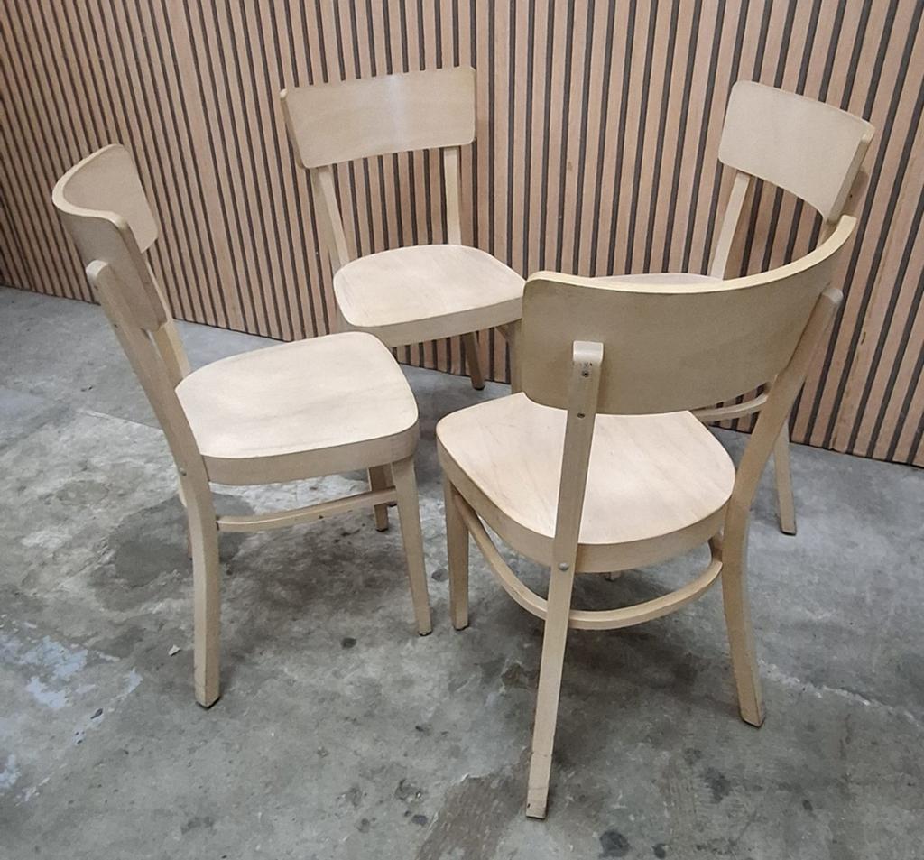 29 x Vintage cafestoelen hout cafe bistro stoelen Thonet, Bruin, Ophalen of Verzenden, Zo goed als nieuw, Vijf, Zes of meer stoelen