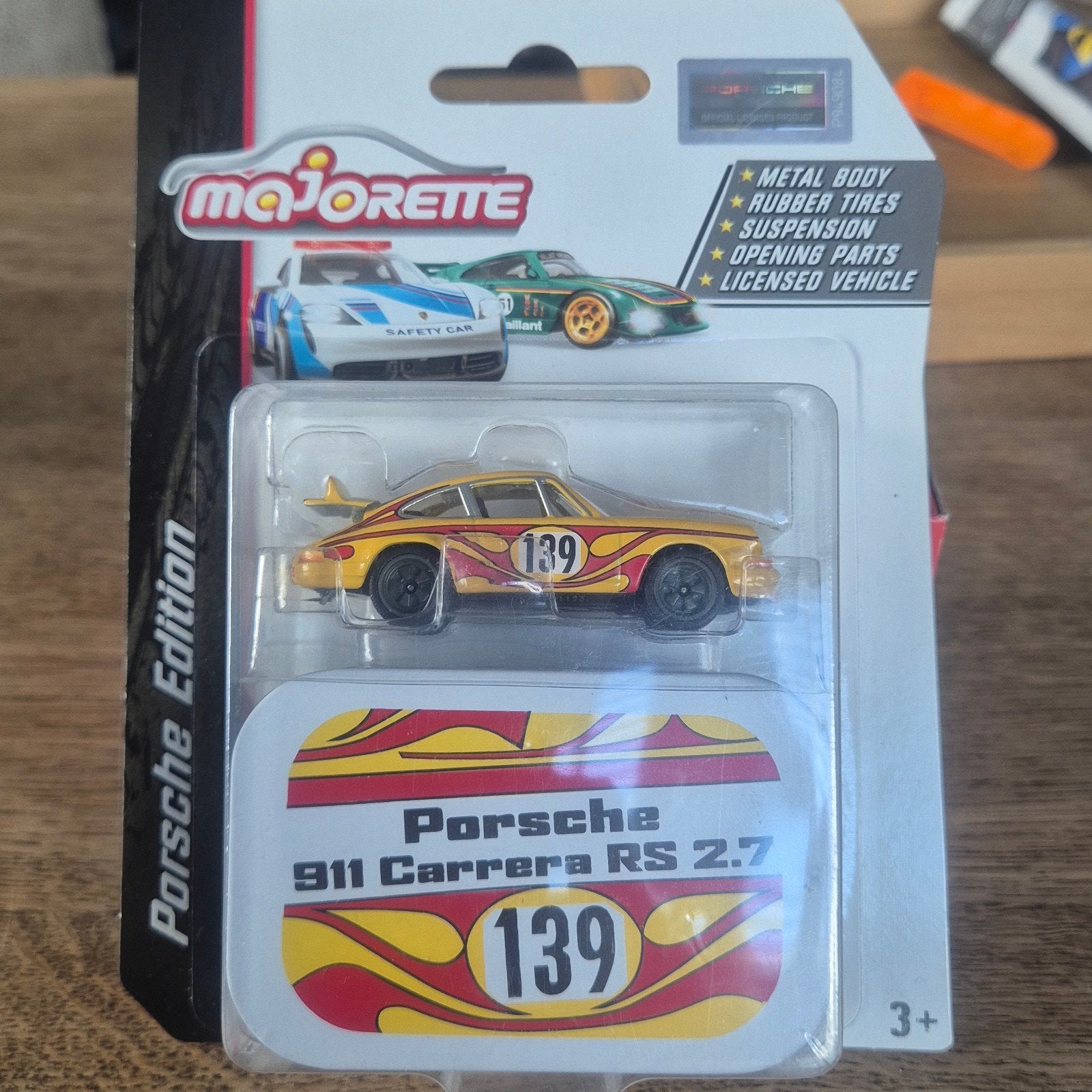 Majorette Porsche 911 Carrera RS 2.7 - Porsche Edition, Verzenden