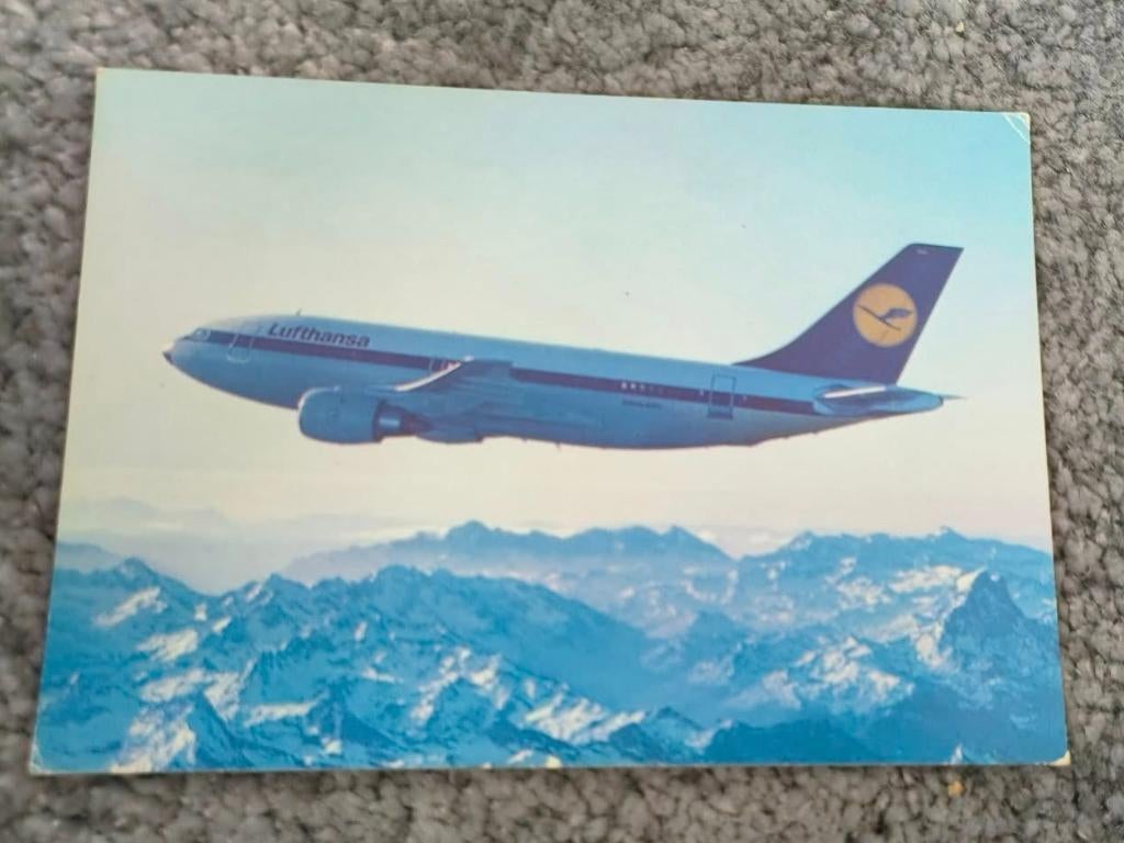 Kaart Airbus A310 (42), Ophalen of Verzenden, 1980 tot heden, Ongelopen, Voertuig