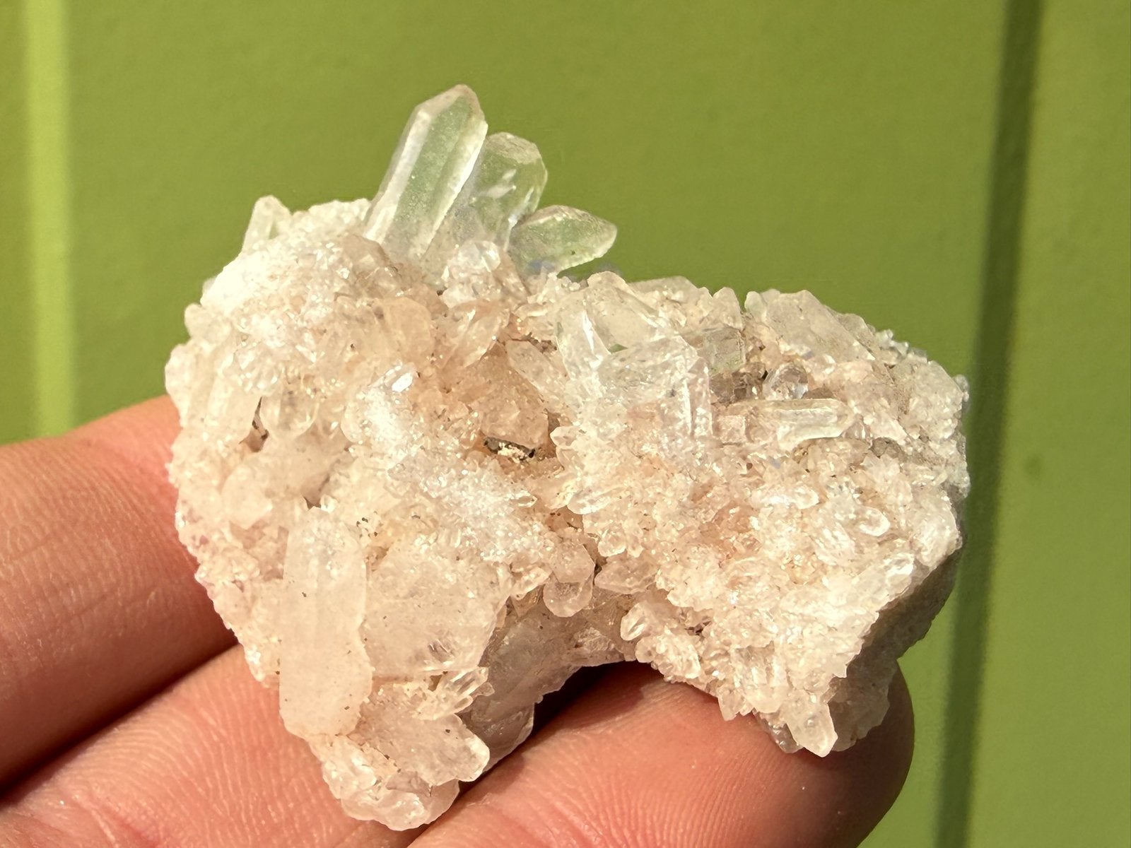 Lemurisch kristal cluster mineralen, Ophalen of Verzenden, Mineraal