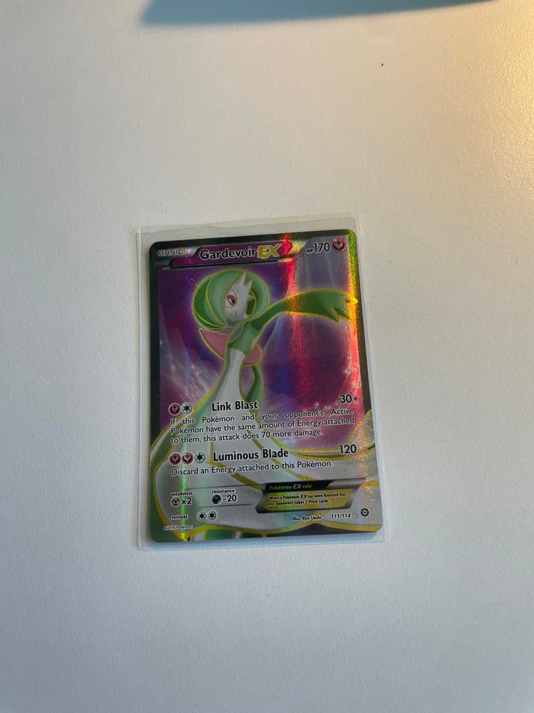 Gardevoir EX Pokémon kaart 111/114, Verzenden, Gebruikt, Losse kaart, Foil