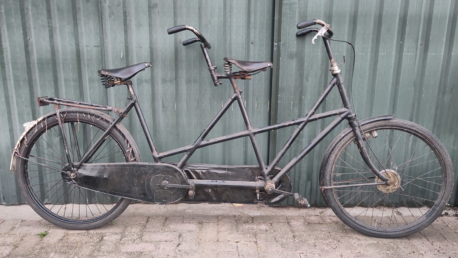 antieke Burgers kruisframe tandem jaren 30, 55 tot 59 cm, Ophalen, BURGERS, Jaren '30