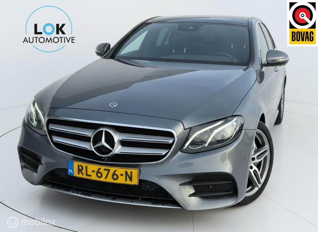 Mercedes E-klasse 200 Business Solution AMG PANO|LEDER|CAMER, Auto's, Mercedes-Benz, Achterwielaandrijving, Gebruikt, 4 cilinders
