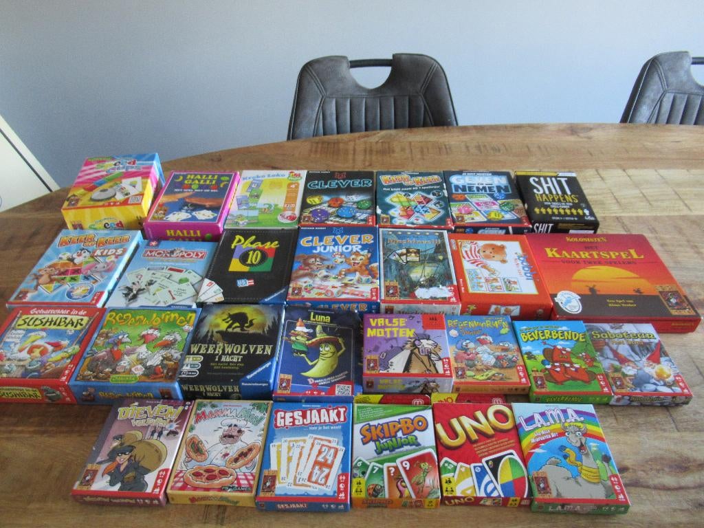 28 kleine ZO GOED ALS NIEUWE spelletjes. Kolonisten phase 10, Hobby en Vrije tijd, Gezelschapsspellen | Bordspellen, Vijf spelers of meer