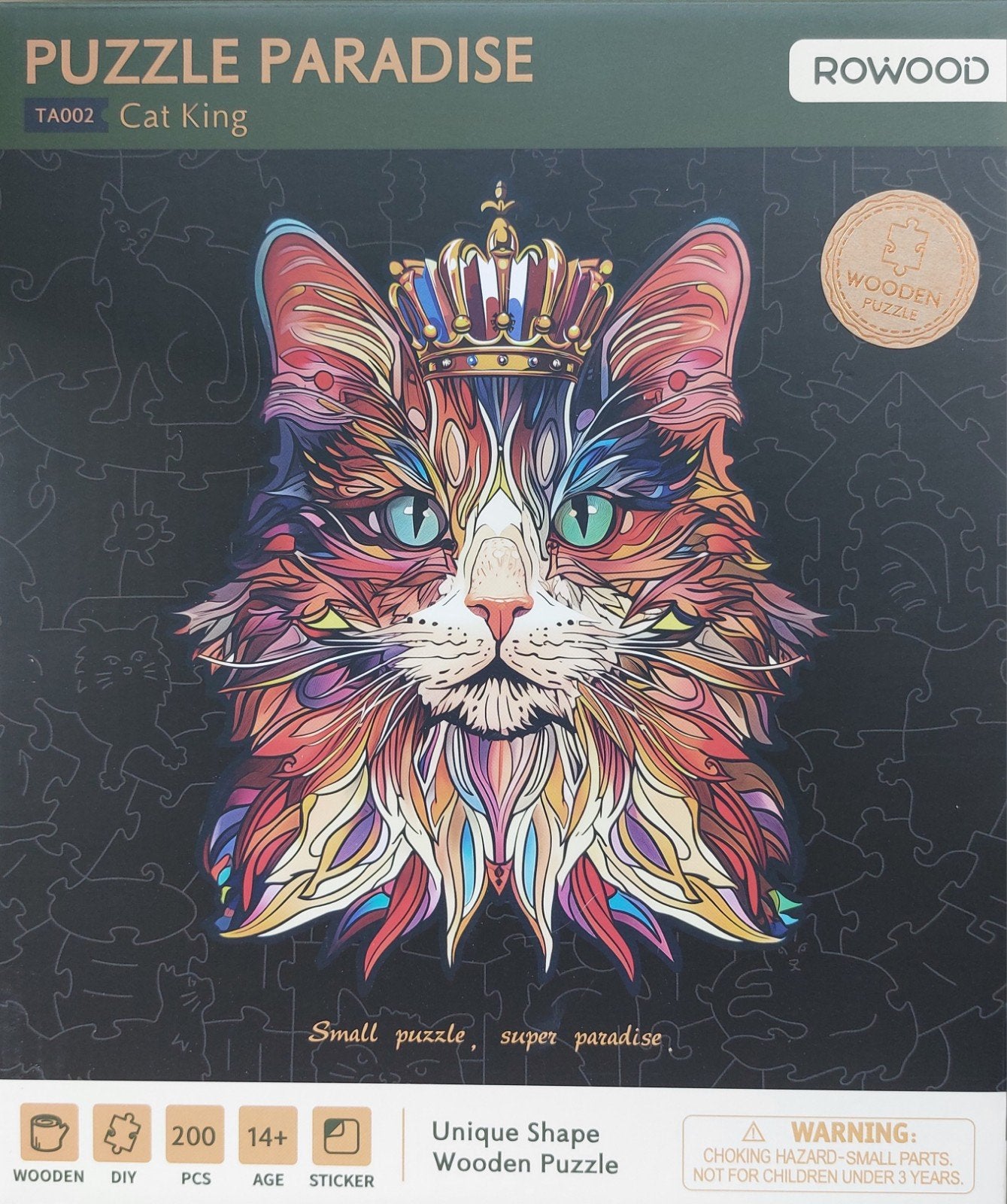 Houten legpuzzel, Ophalen, Minder dan 500 stukjes, Zo goed als nieuw, Legpuzzel