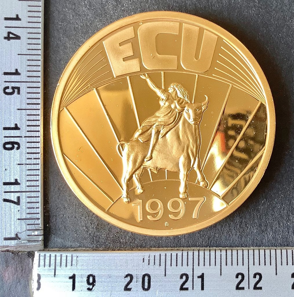 penning/munt, ECU 1997, Europa, Ophalen of Verzenden, Overige materialen, Nederland