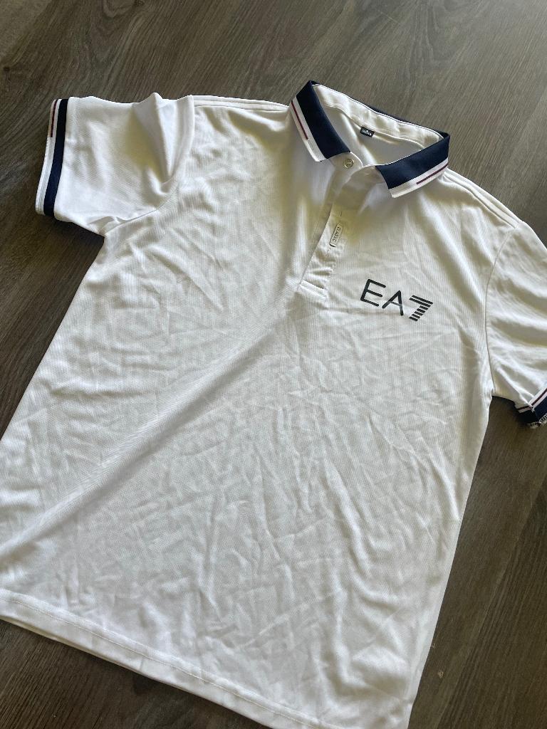 ARMANI EA7 POLO NIEUW ( WIT BLAUW ), Ophalen, Nieuw