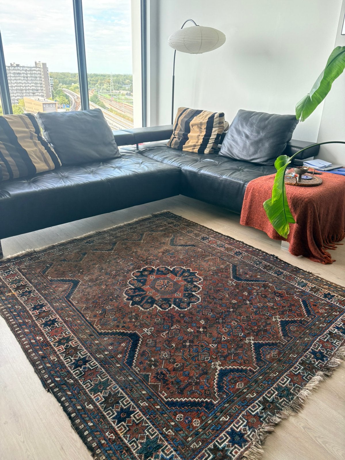 Vintage vloerkleed - ophalen schiedam, Ophalen, Gebruikt, Rechthoekig, 200 cm of meer