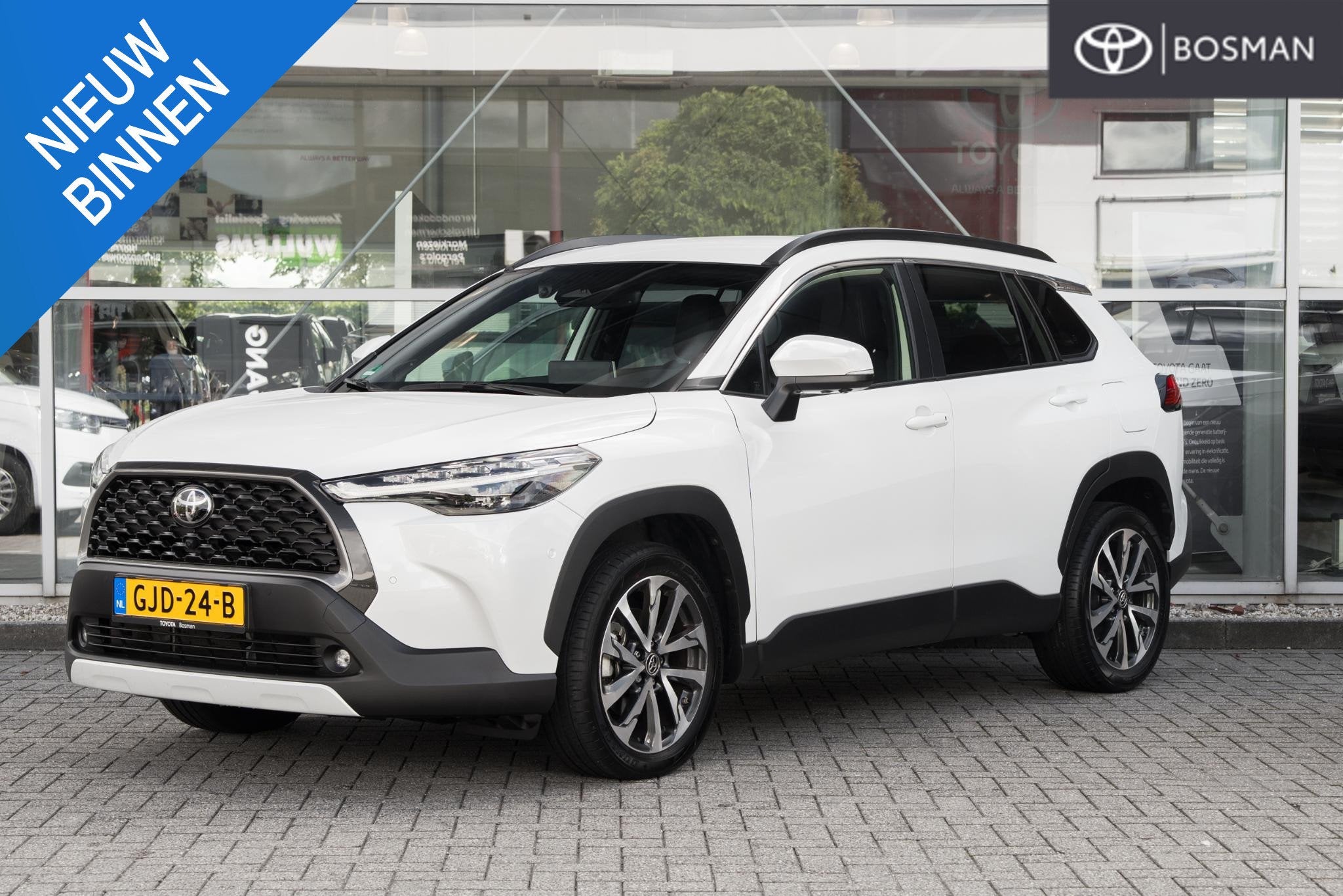 Toyota Corolla Cross Hybrid 200 Executive, Auto's, Gebruikt, 4 cilinders, Wit, Bedrijf