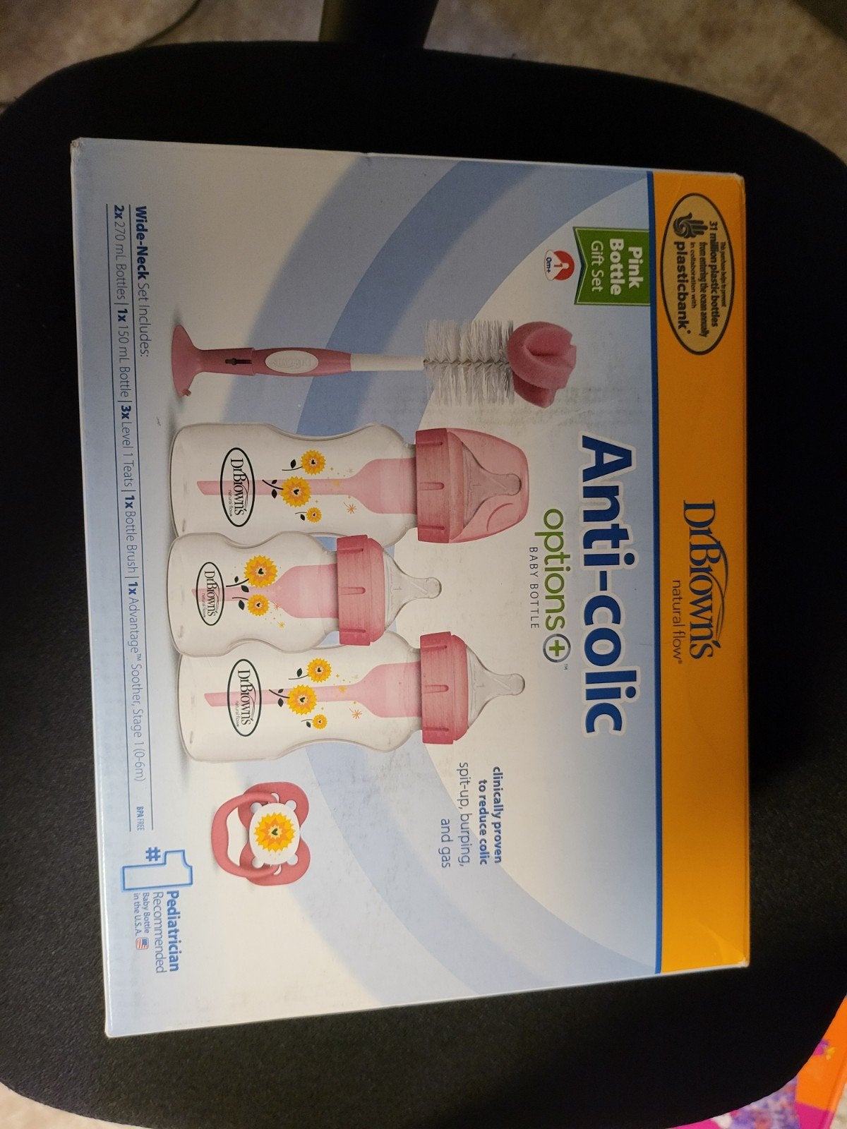 dr brown voedingsflessen baby fles roze nieuw, Ophalen of Verzenden, Nieuw, Overige typen
