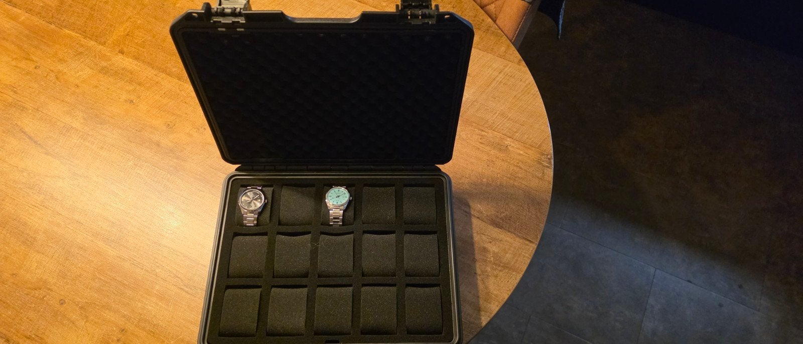 Waterdichte horloge koffer, Overige merken, Kunststof, Polshorloge, Nieuw