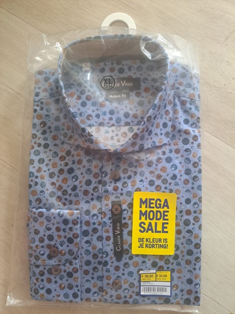 lange mouw overhemd, Kleding | Heren, Onbekend, Meerkleurig, Nieuw, Ophalen of Verzenden