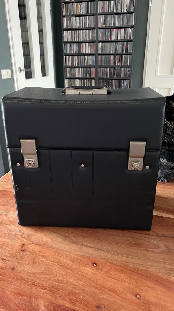 Retro platenkoffer voor LP’s, Ophalen, Gebruikt, Overige formaten