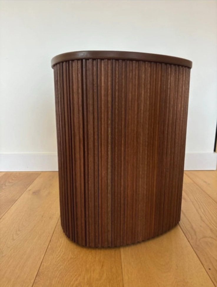 Houten bijzet tafel, Ophalen of Verzenden, Zo goed als nieuw