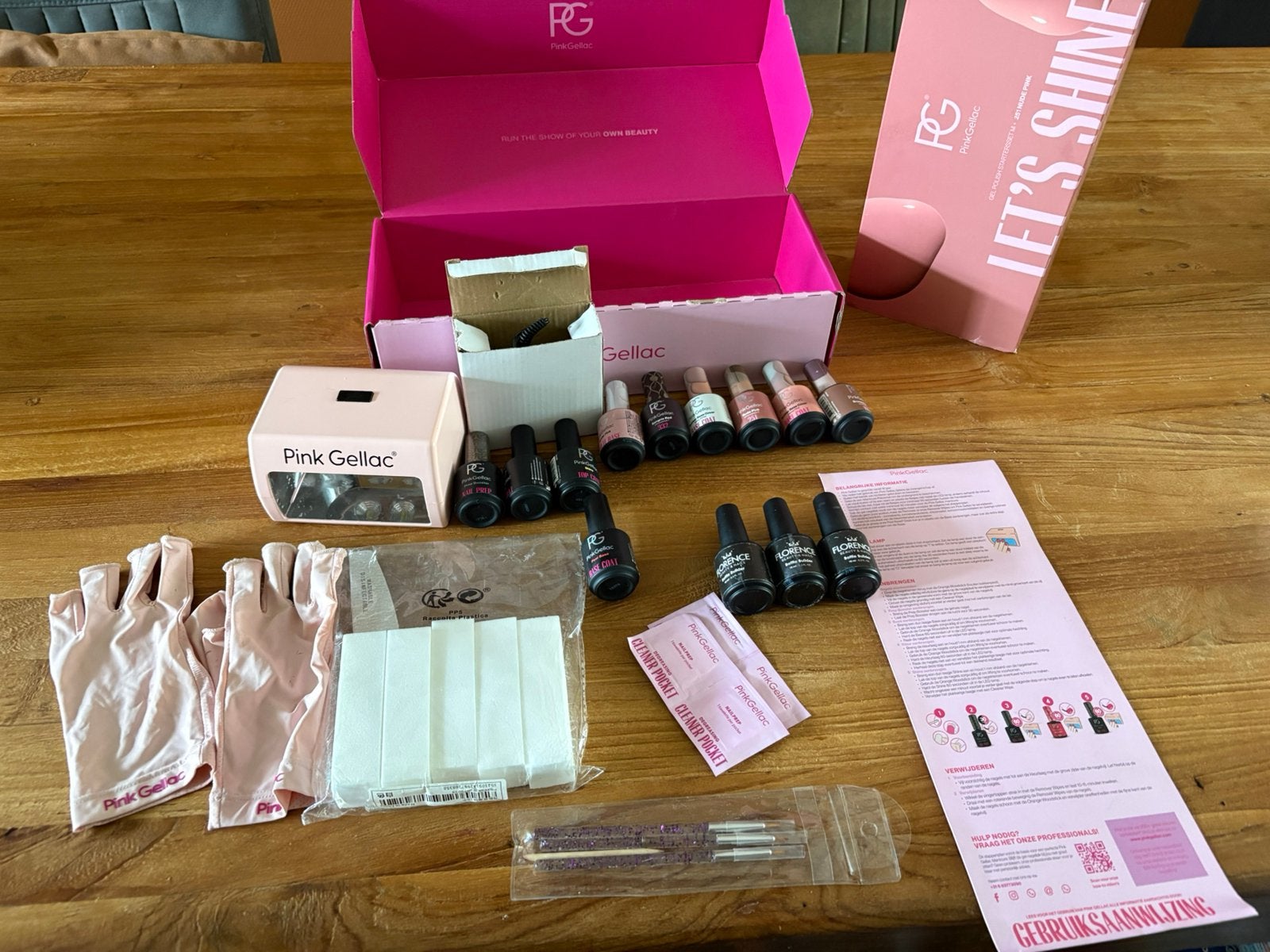 Pink Gellac Startpakket met veel extra's, Ophalen of Verzenden, Zo goed als nieuw, Overige typen