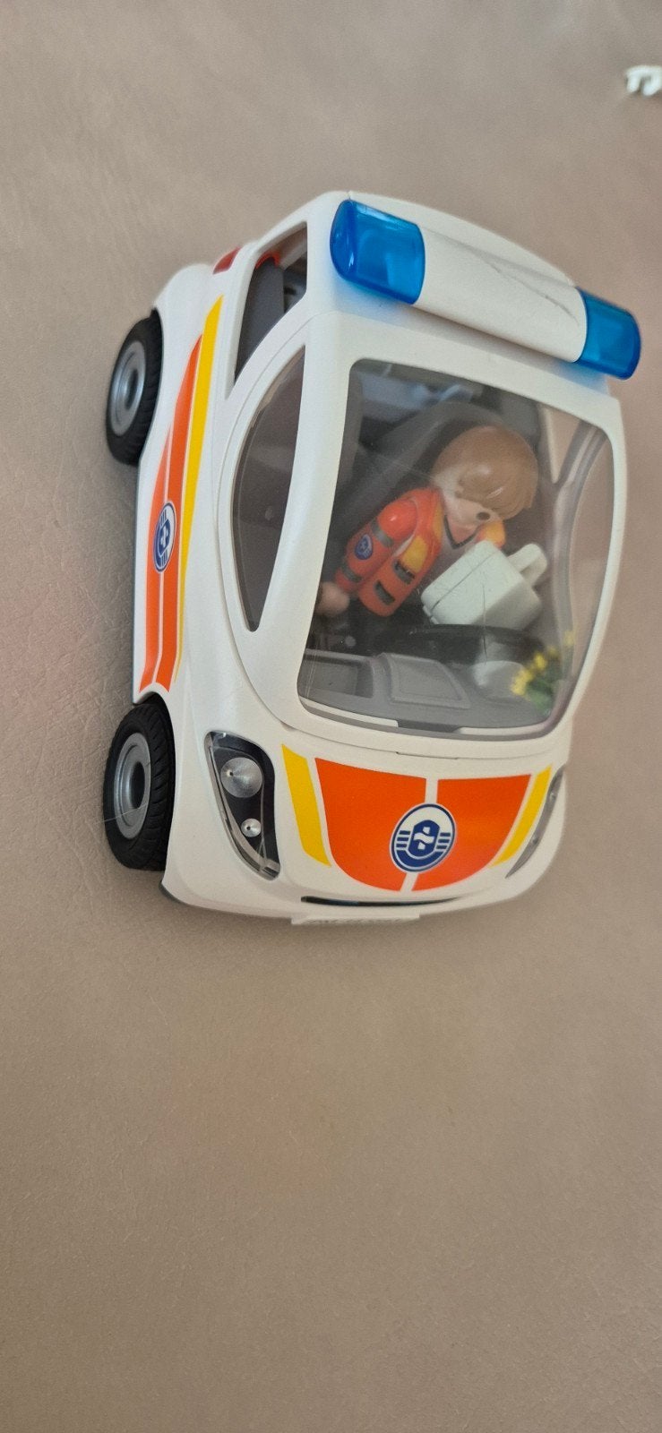Playmobil ambulance met figuur, Ophalen of Verzenden, Gebruikt