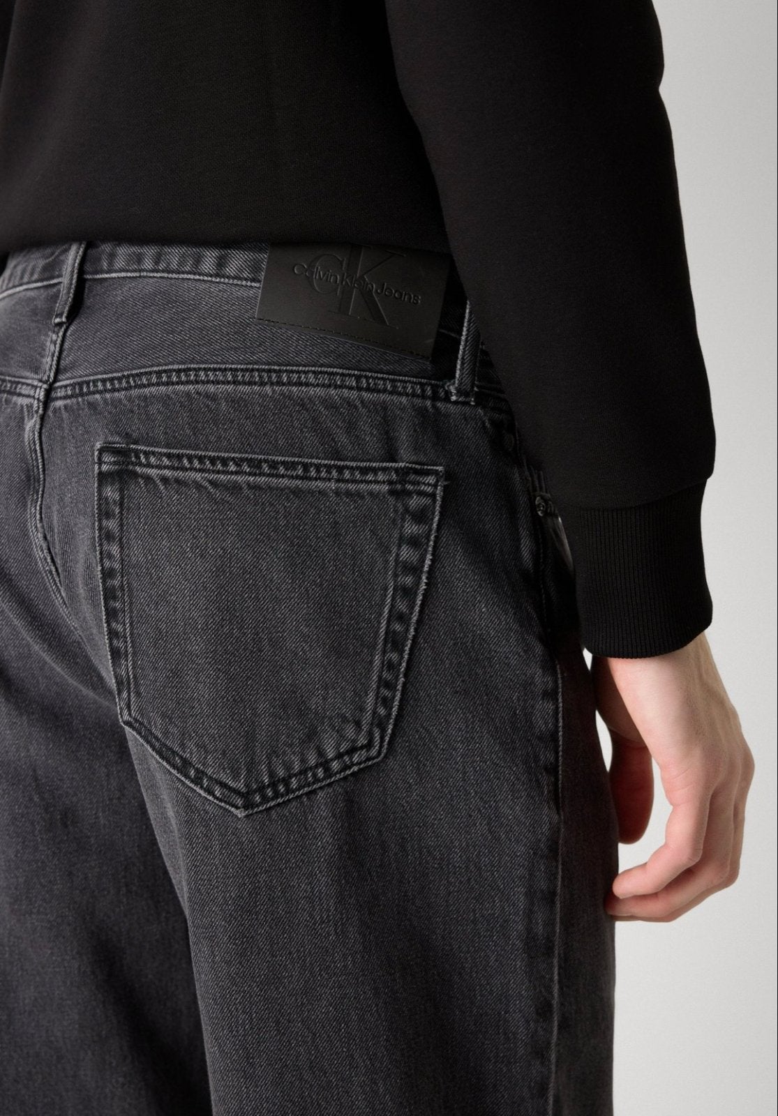 Calvin Klein 90’S Loose Jeans Zwarte Wide Leg levi’s 501, Ophalen of Verzenden, Nieuw, Zwart, Overige jeansmaten