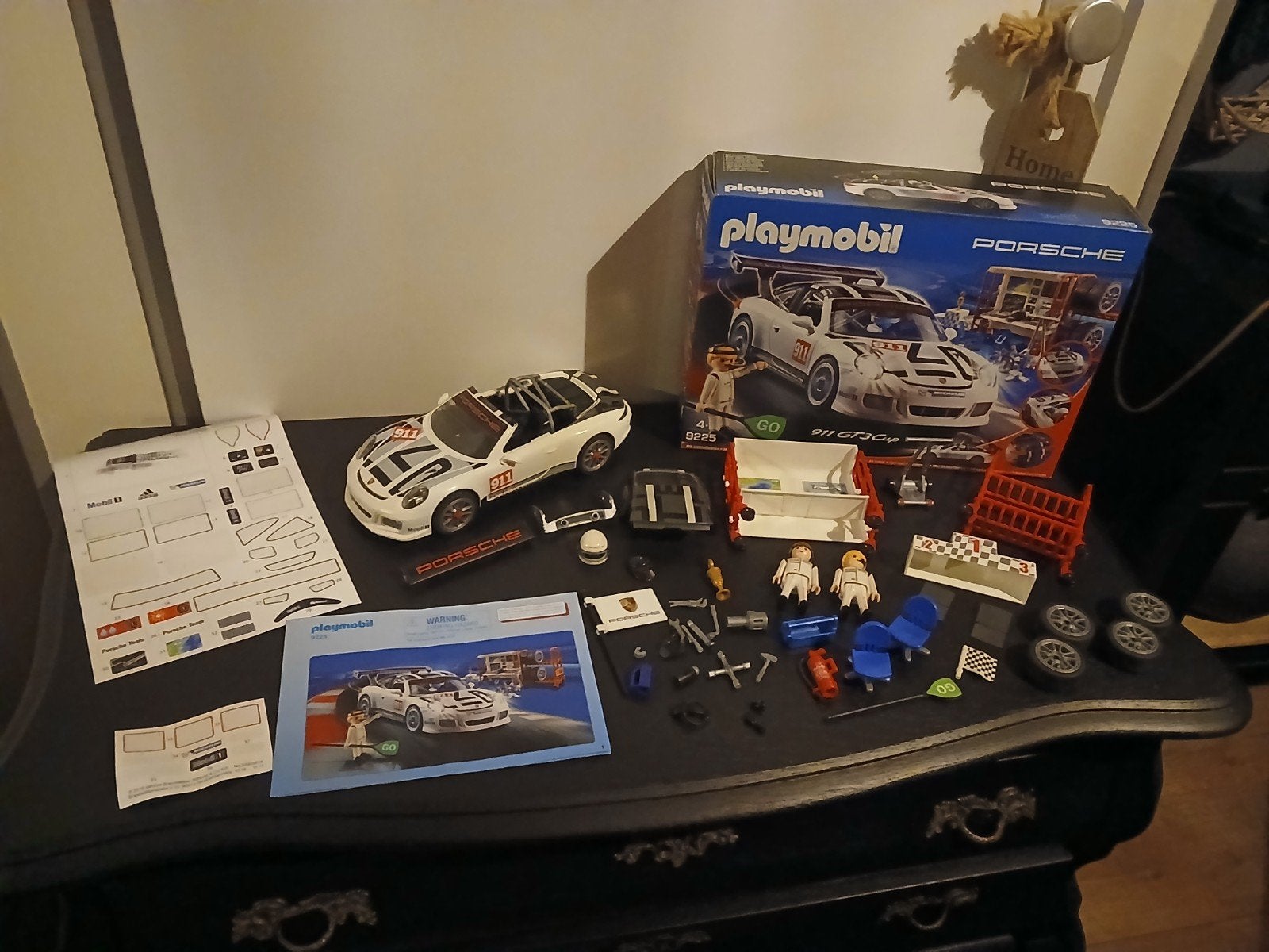 Playmobil porsche 9225 porsche 911 gt3 cup, Complete set, Voertuig, Ophalen of Verzenden, Zo goed als nieuw