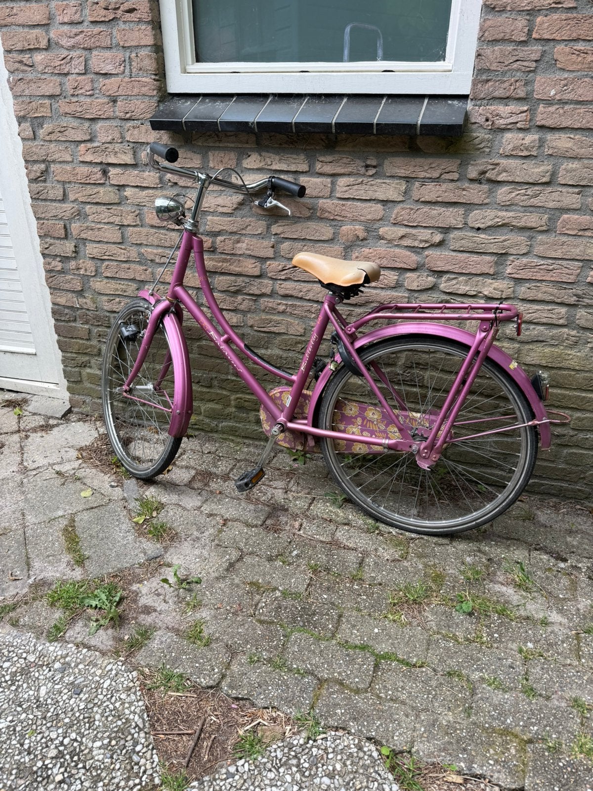 Omafiets kinderen 24 inch opknapper, Ophalen, Gebruikt, 20 inch of meer