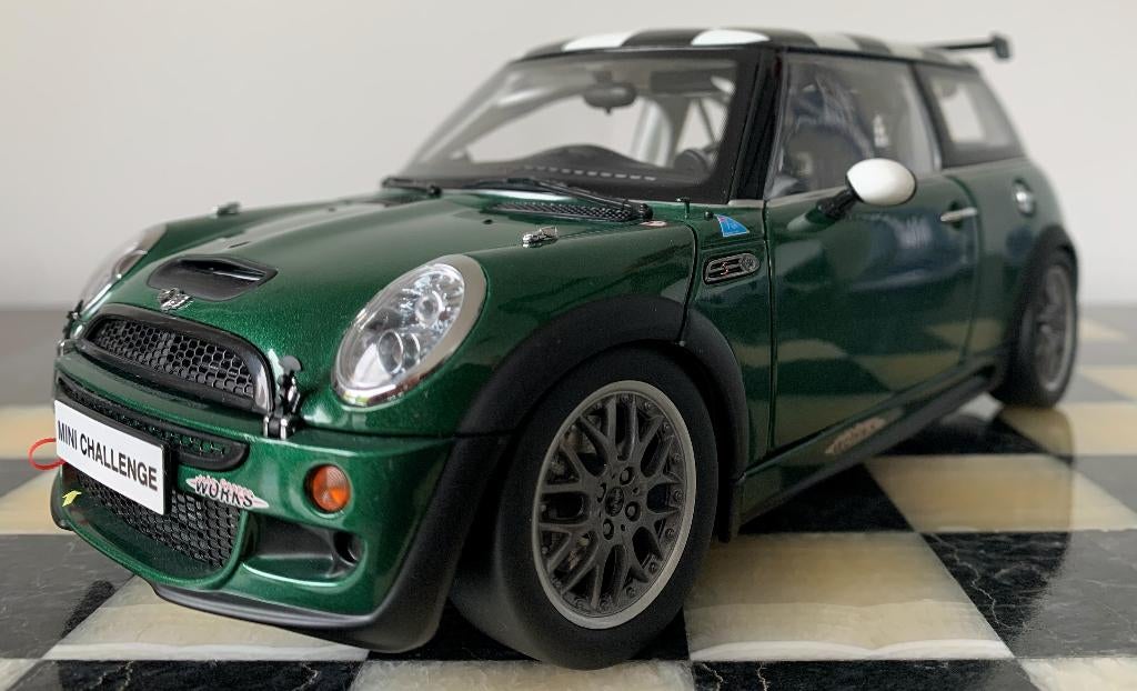 Kyosho - Mini Cooper S John Cooper Works Challenge, Ophalen of Verzenden, Zo goed als nieuw, Auto, Kyosho