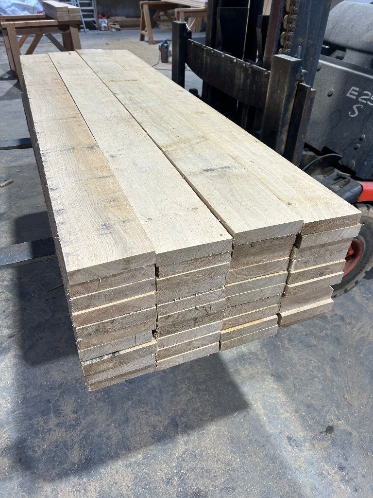 Eiken planken, fijn bezaagd 30x150 / 3 x 15 | Poortplanken, Ophalen of Verzenden, Nieuw, 250 cm of meer, Planken