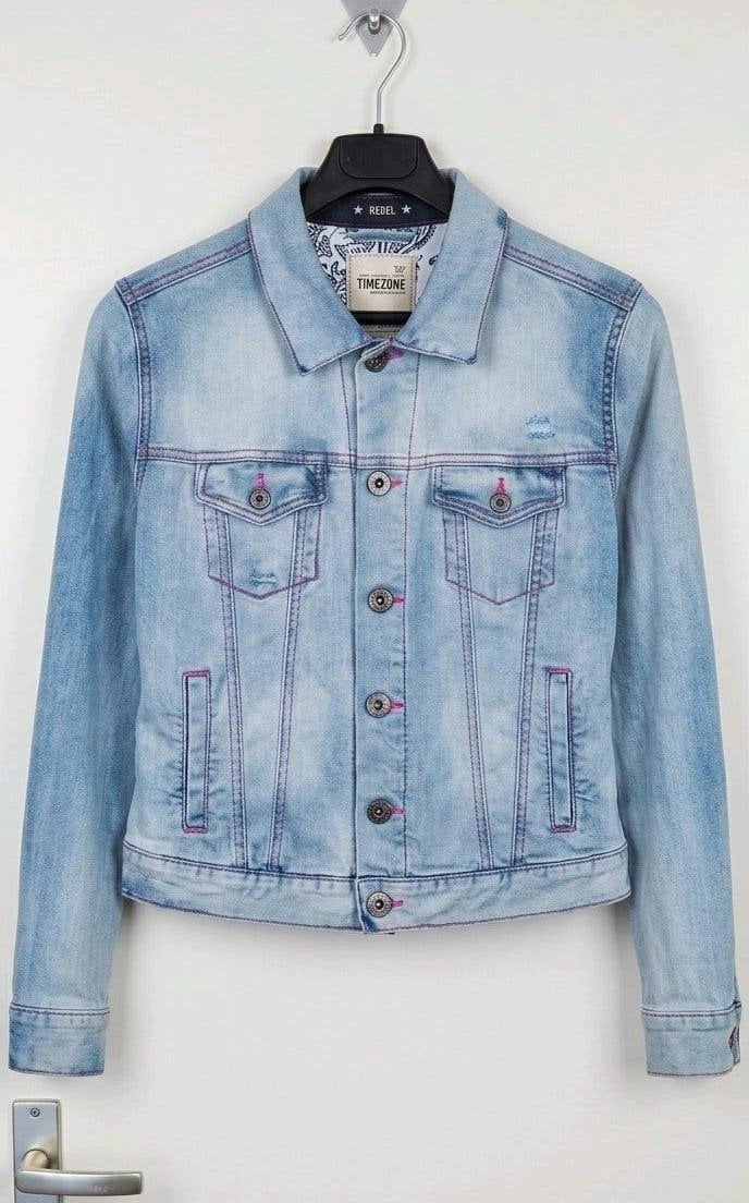 Spijkerjasje nieuw, Kleding | Dames, Jassen | Zomer, Verzenden, Zo goed als nieuw, Maat 36 (S), Blauw