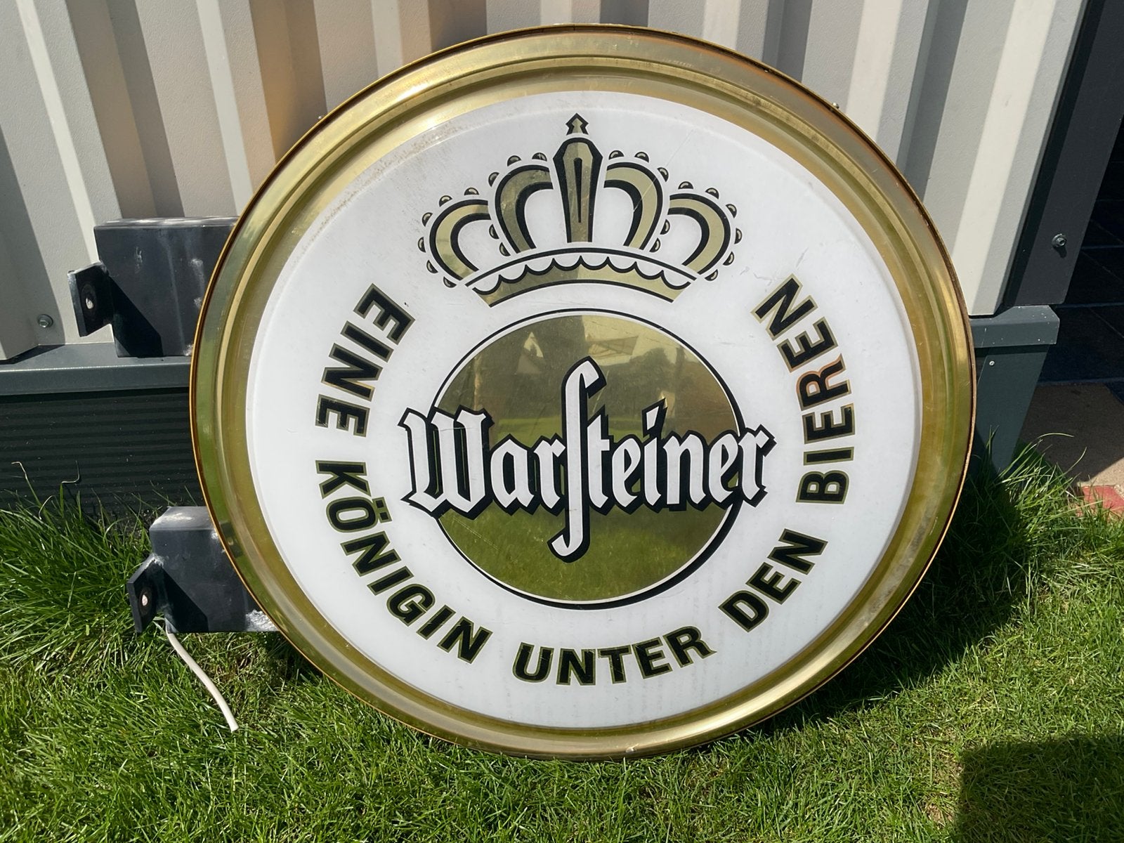 Te koop duitsbier lichtreclame, Verzamelen, Merken en Reclamevoorwerpen, Ophalen, Zo goed als nieuw