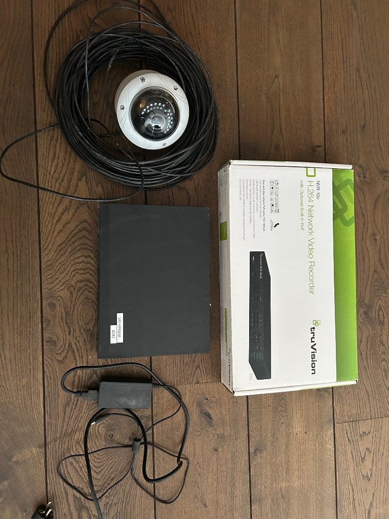 TRUVISION camerasysteem met recorder, Verzenden, Gebruikt, Buitencamera