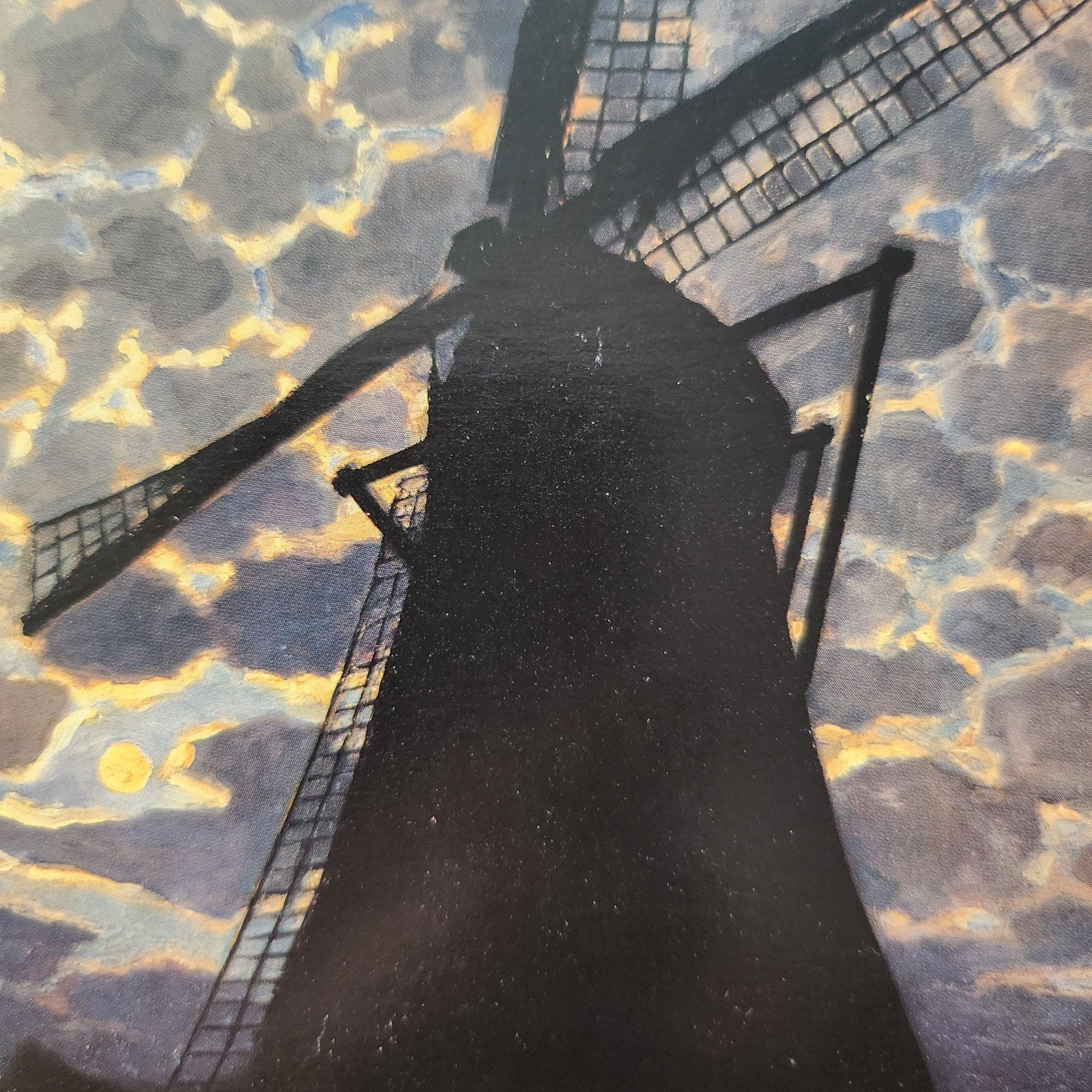 Kunstkaart Piet Mondriaan - Molen bij avond, Verzamelen, Verzenden, 1980 tot heden, Ongelopen, Cultuur en Media