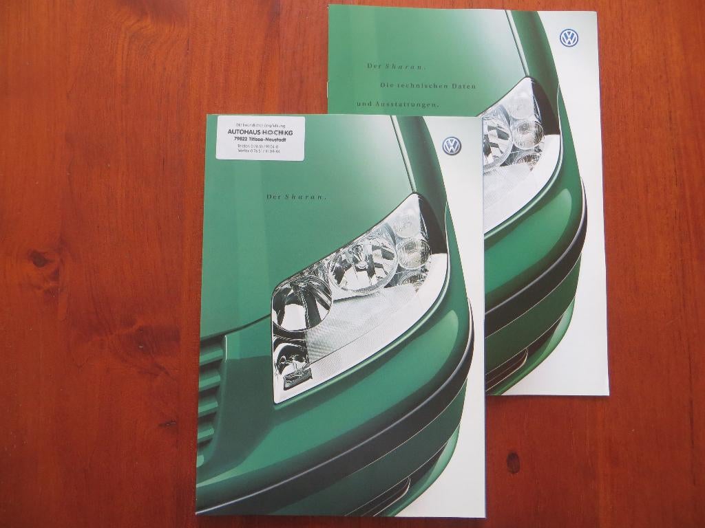 Volkswagen Sharan (april 2001) + bijlage, Ophalen of Verzenden, Nieuw, Volkswagen
