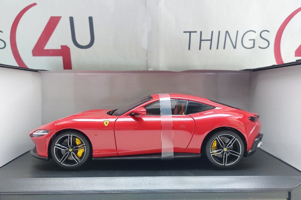 Polistil 1:18 Ferrari Roma 2019 rosso corsa nieuw in doos, Ophalen of Verzenden, Nieuw, Auto, Overige merken