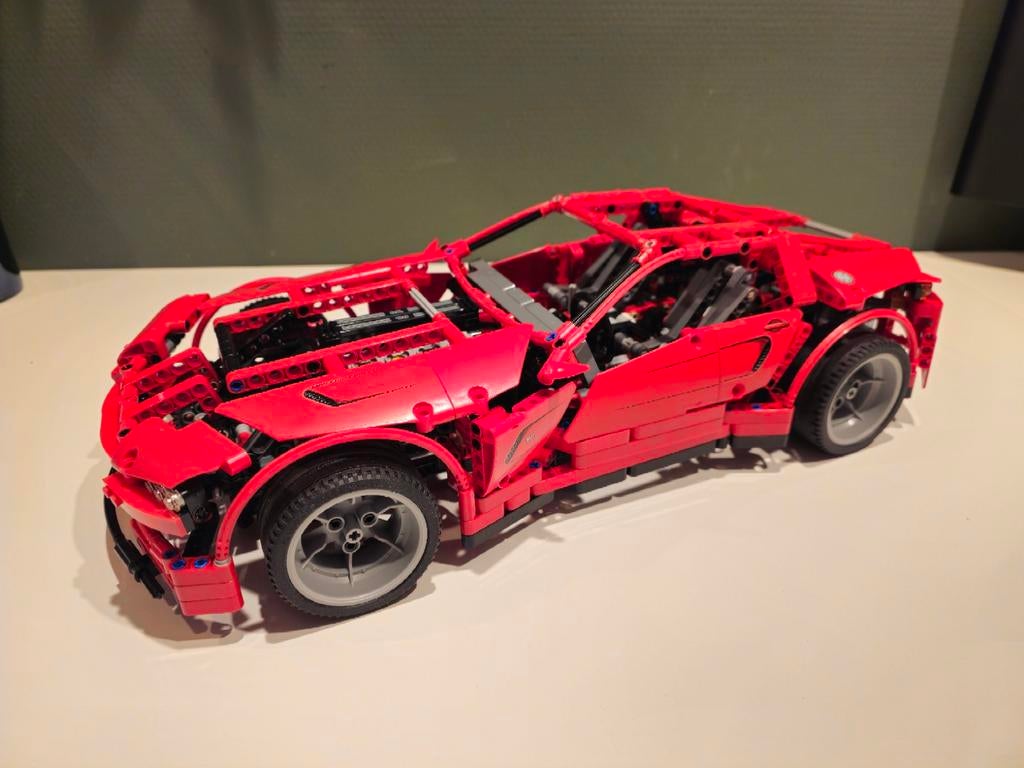 LEGO Technic 8070 Super Car, Kinderen en Baby's, Speelgoed | Duplo en Lego, Ophalen of Verzenden, Zo goed als nieuw, Complete set