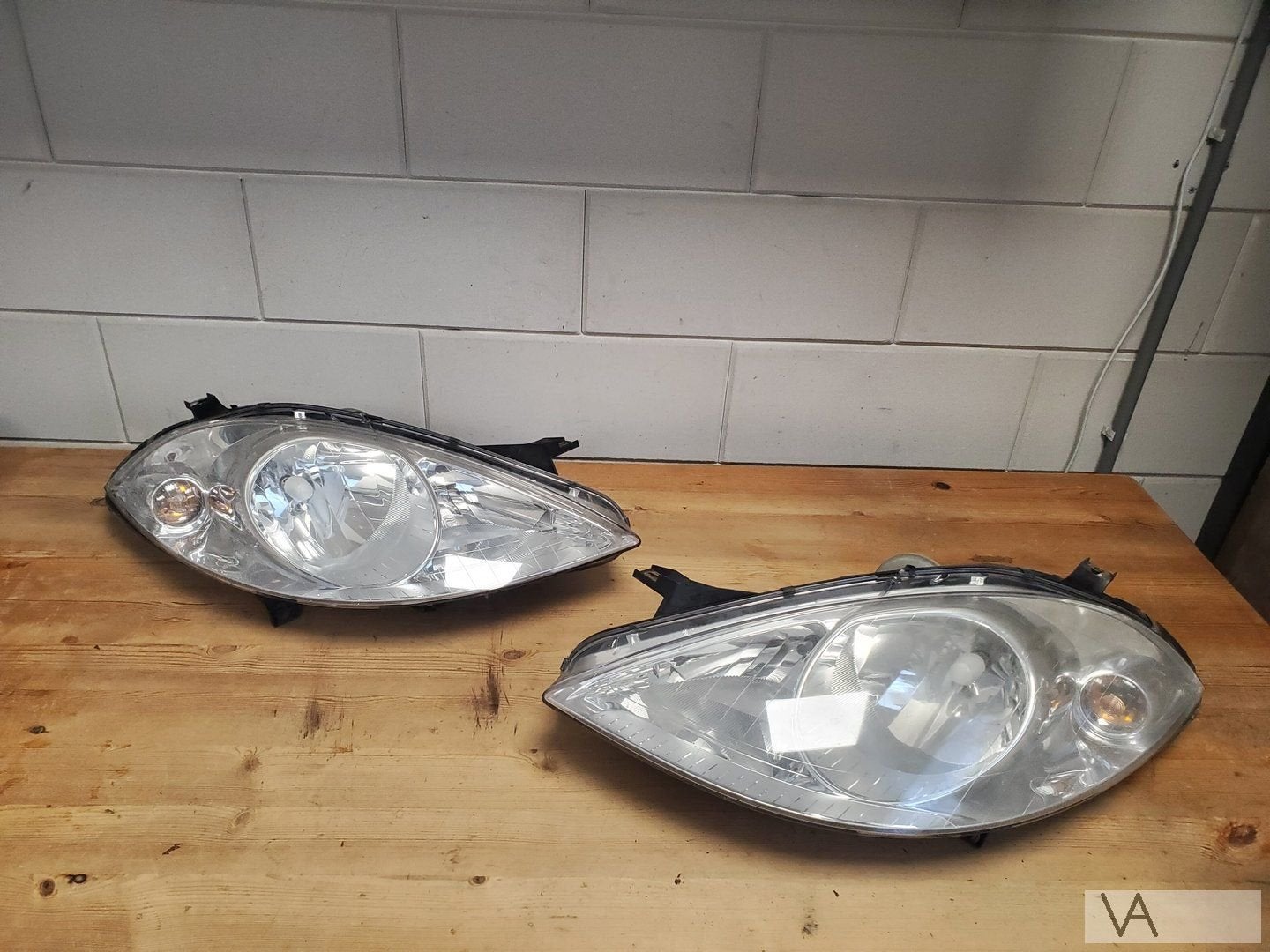 Mercedes A klasse W169 2005 - 2009 koplamp rechts passagier, Gebruikt, -, Ophalen of Verzenden, -