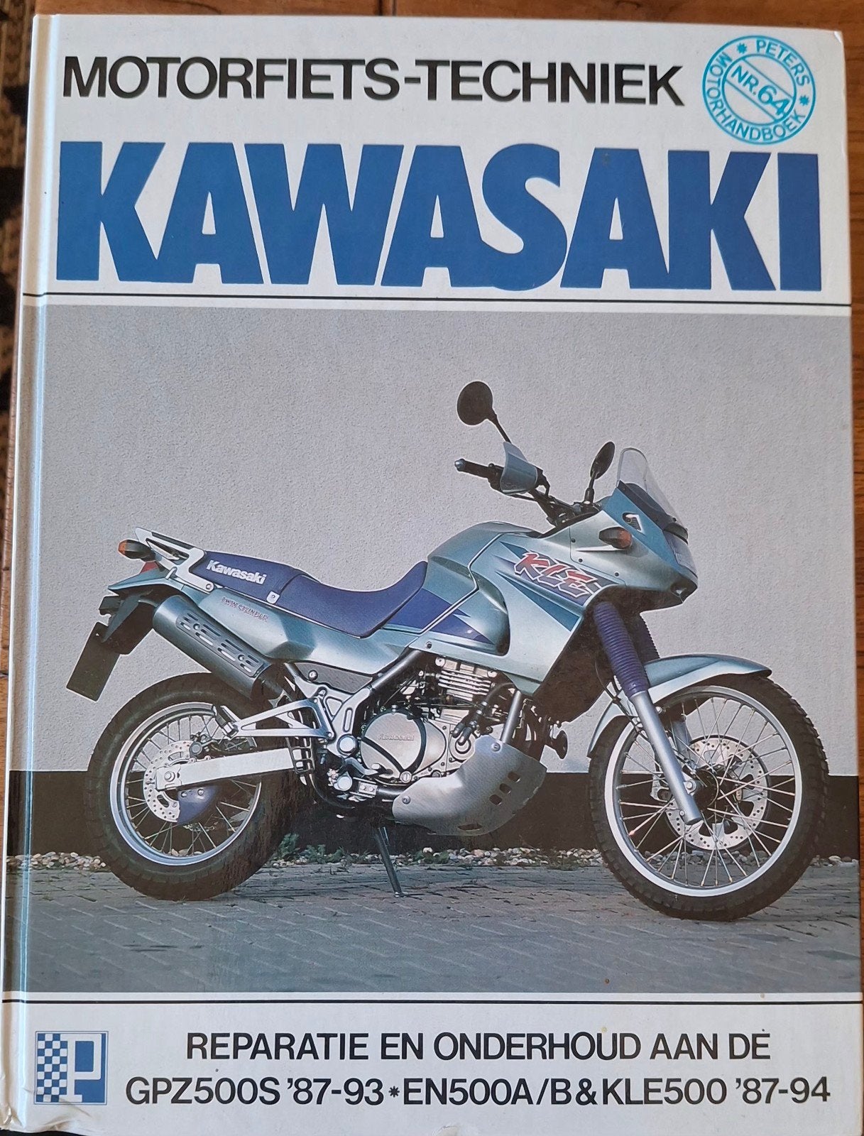 Kawasaki KLE500 GPZ500S EN500A/B Reparatie en Onderhoud, Ophalen of Verzenden, Zo goed als nieuw, Peters' Motorboeken, Merk of Model