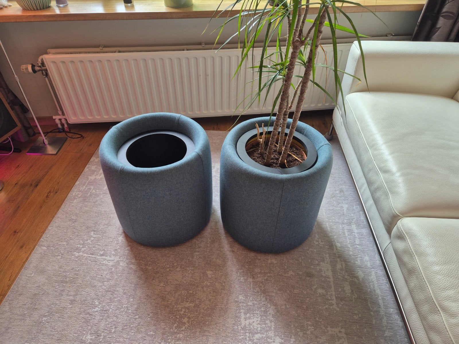 Set van 2 plantenbakken BuzziSpace BuzziPlanter (blauw), Ophalen, Halfschaduw