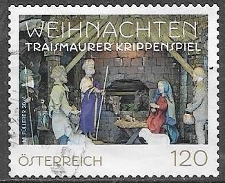OOSTENRIJK € 1,20 Kerstzegel-Kerststal van Traismaurer 2024, Postzegels en Munten, Postzegels | Europa | Oostenrijk, Verzenden