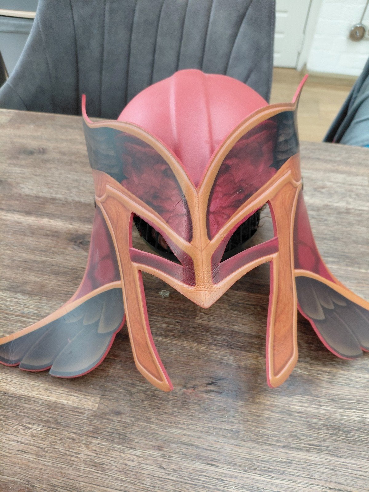 Efteling Raveleijn kostuum met cape en helm, Ophalen of Verzenden, Zo goed als nieuw, Kleding