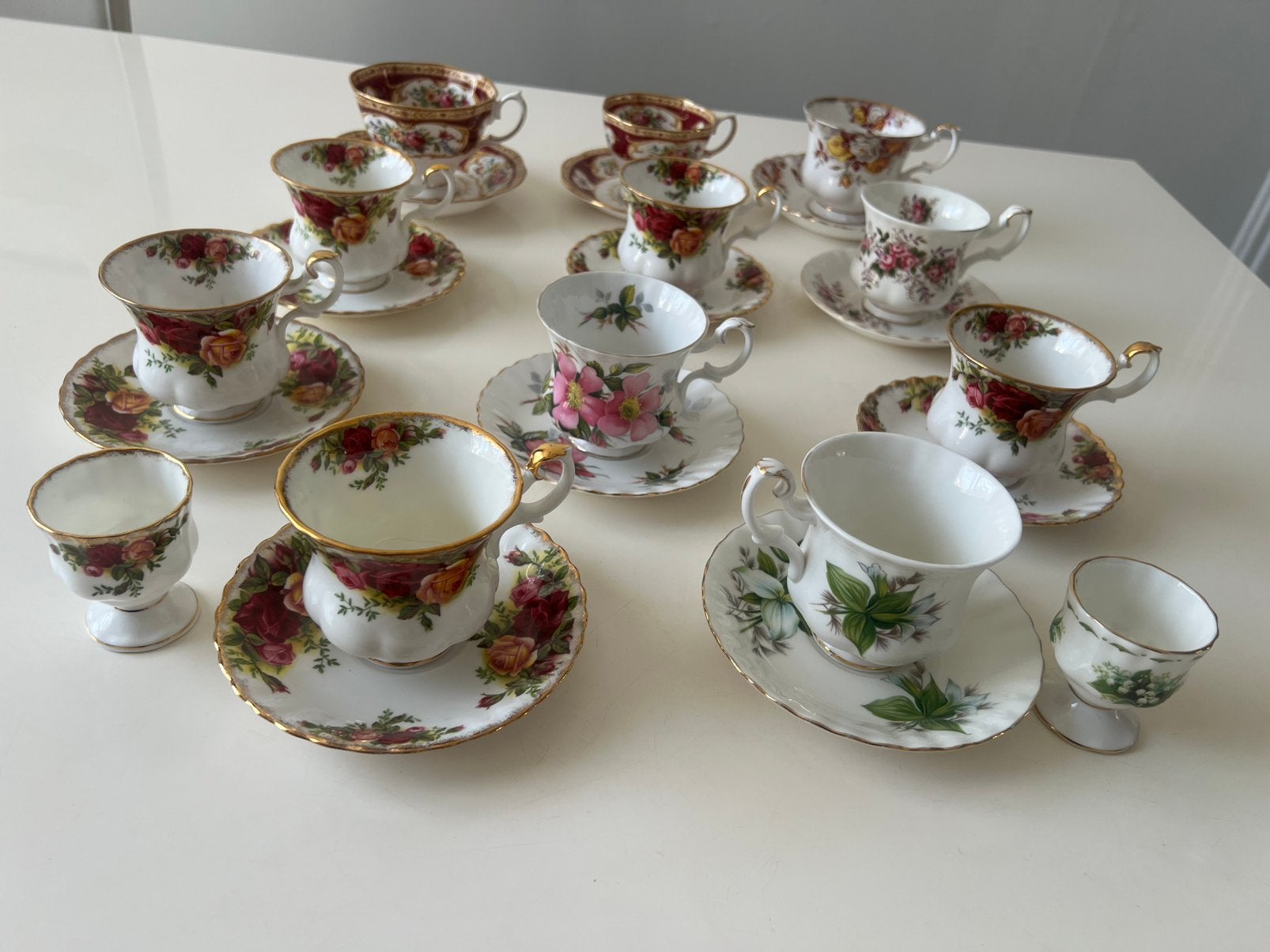 Royal Albert kop en schotels (zie de foto), Ophalen of Verzenden