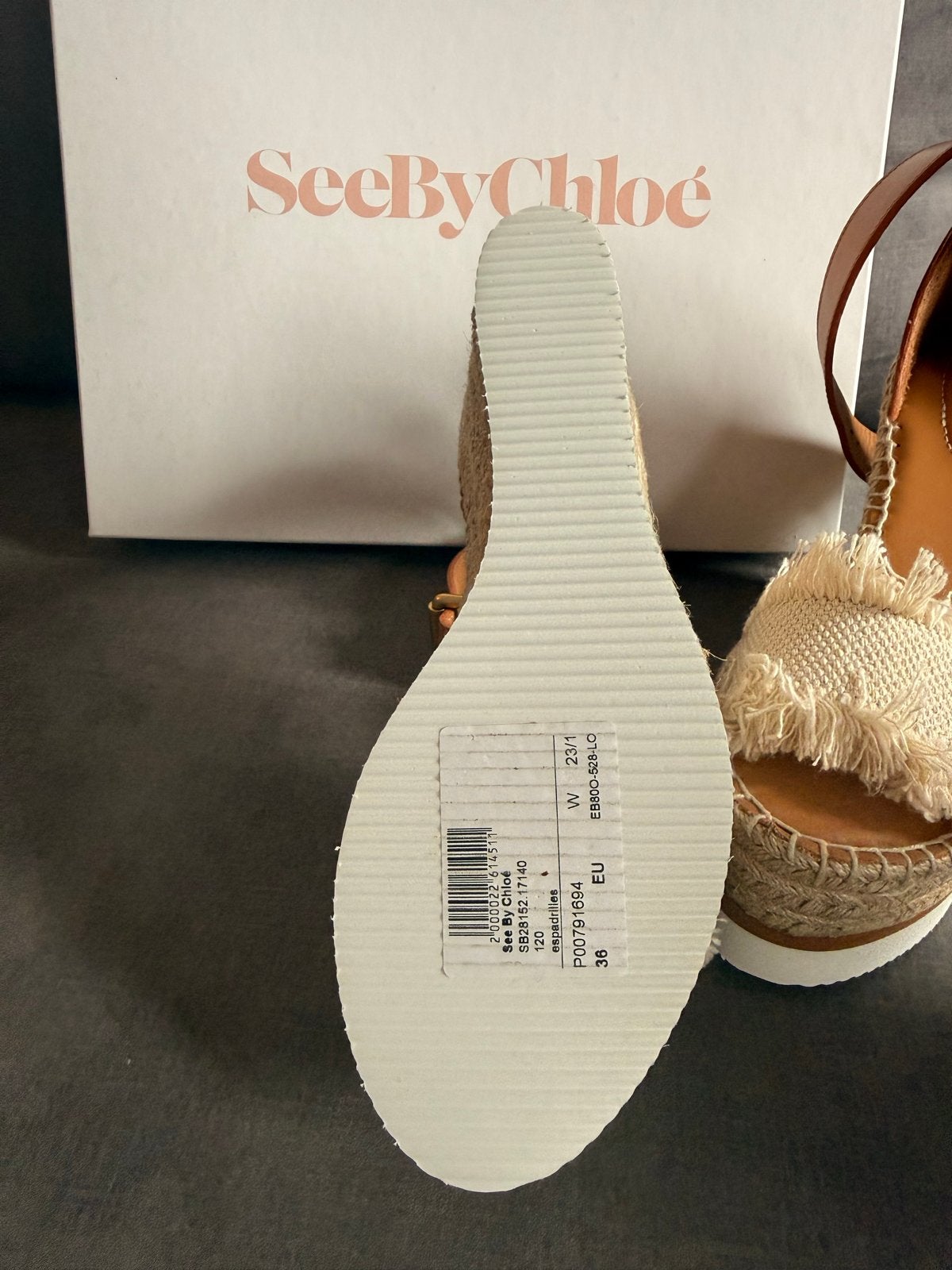 Nieuwe See by Chloé espadrilles maat 36, Ophalen of Verzenden, Nieuw, Beige, Espadrilles of Moccasins