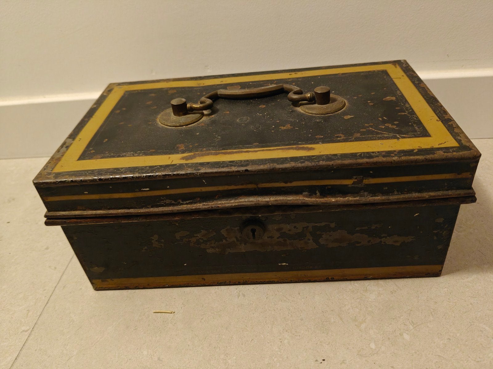 Chubb's Lock & Safe Company Limited / geldkistje  / antiek, Ophalen of Verzenden