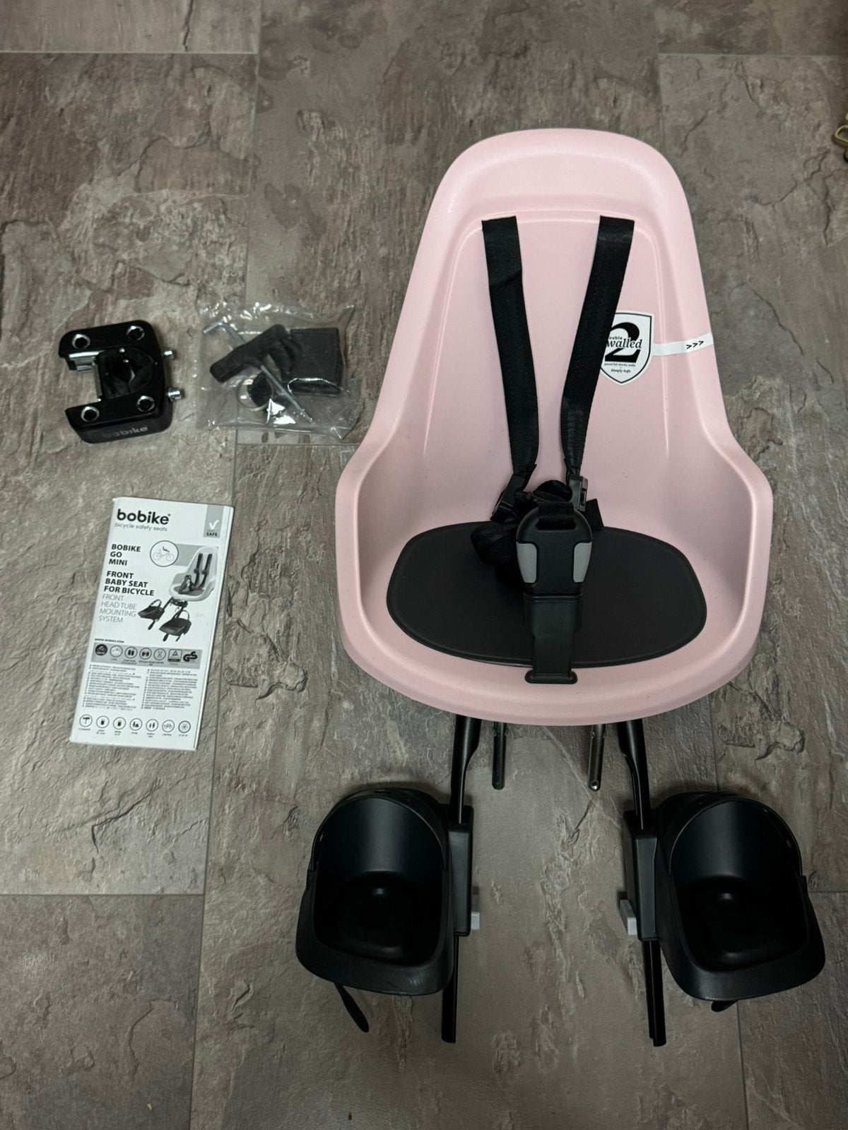 Bobike Go Mini fietsstoeltje, Ophalen of Verzenden, Zo goed als nieuw