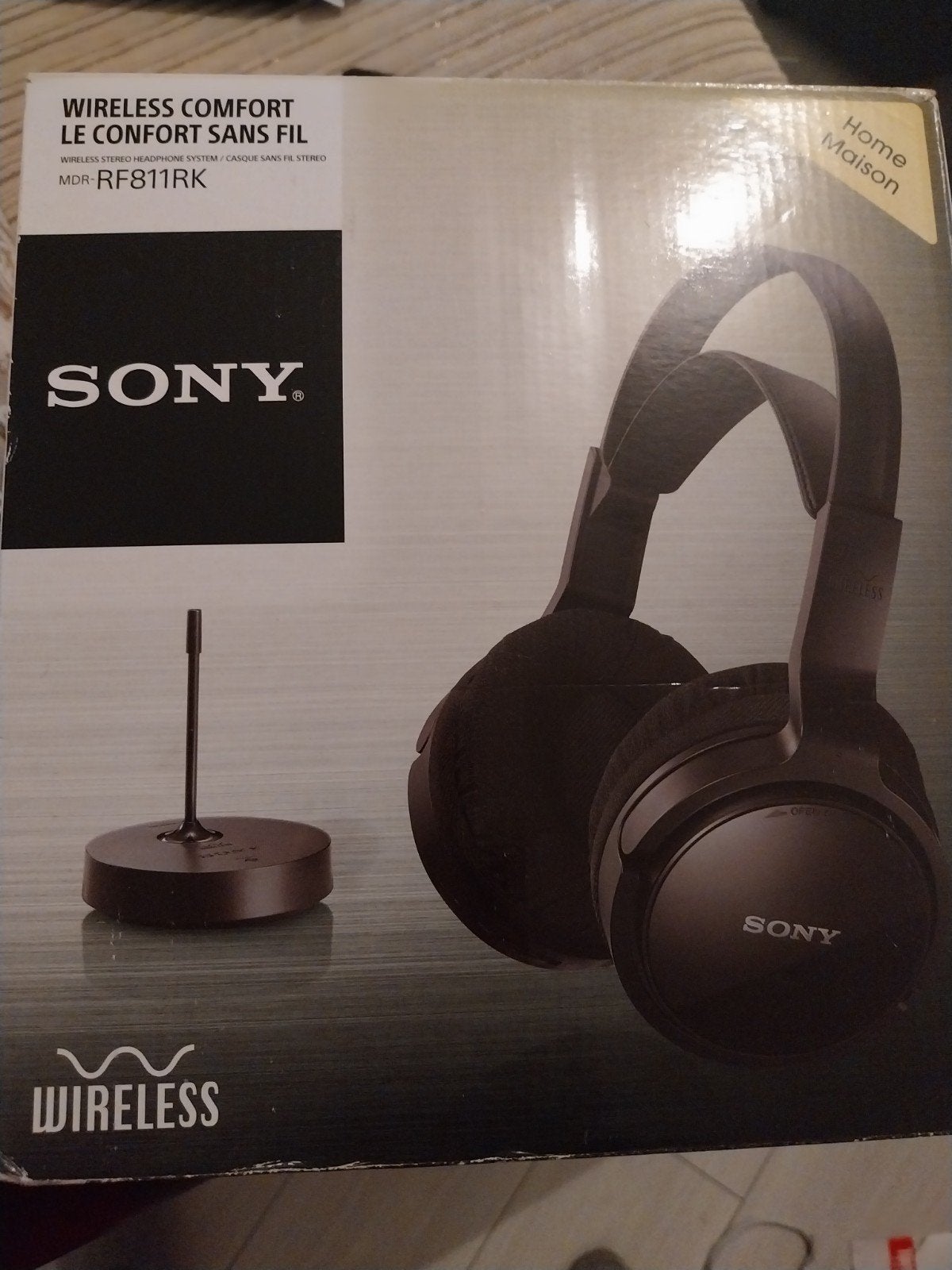 Sony MDR-RF811RK draadloze hoofdtelefoon, Audio, Tv en Foto, Koptelefoons, Ophalen of Verzenden, Zo goed als nieuw, Over oor (circumaural)