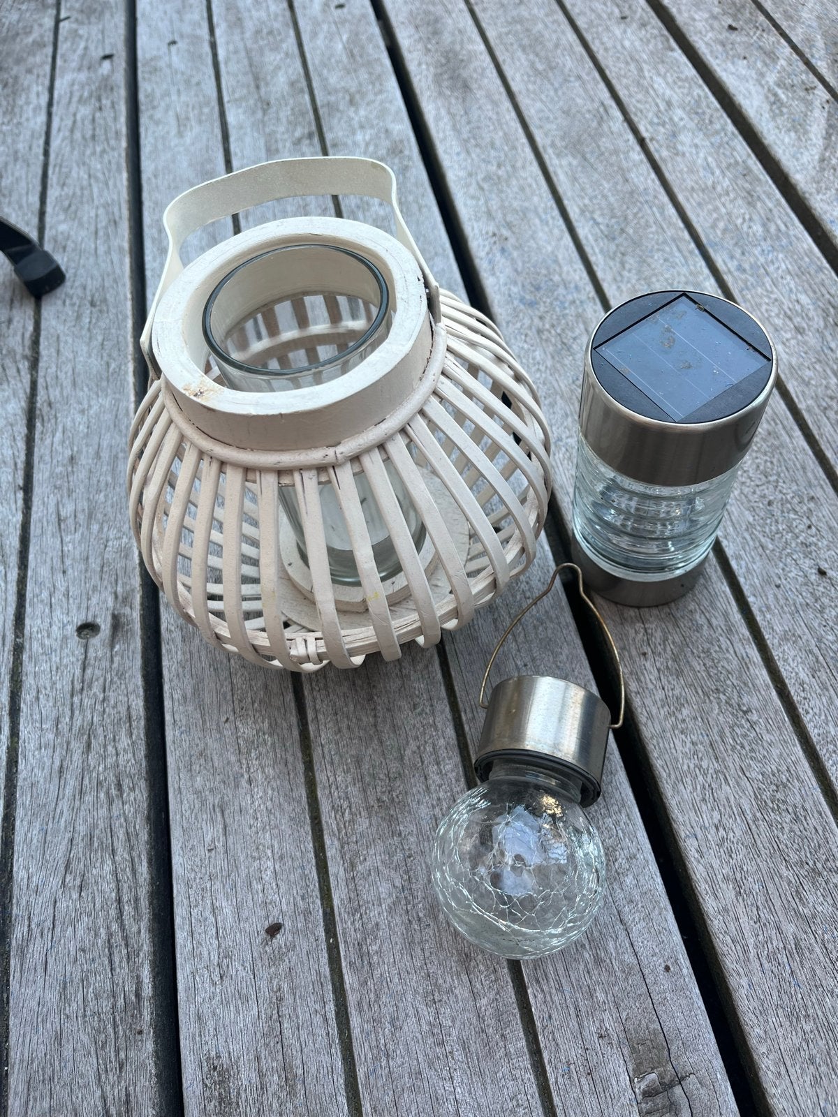 lantaarn en solar tuinverlichting, Ophalen, Zonne-energie, Gebruikt, Minder dan 50 watt