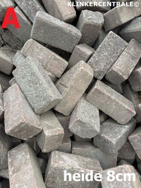Partijen betonklinkers 8-10cm heide antraciet grijs bkk bss, Tuin en Terras, Tegels en Klinkers, Bij dit gebruikte product niet te achterhalen