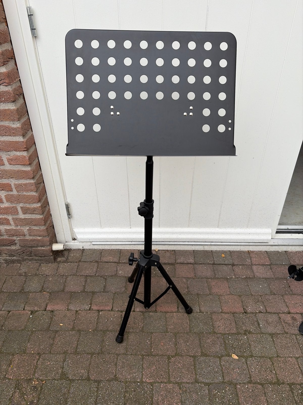 Stevige muziekstandaard, opvouwbaar en verstelbaar, Ophalen, Gebruikt, Muziekstandaard, Gitaar