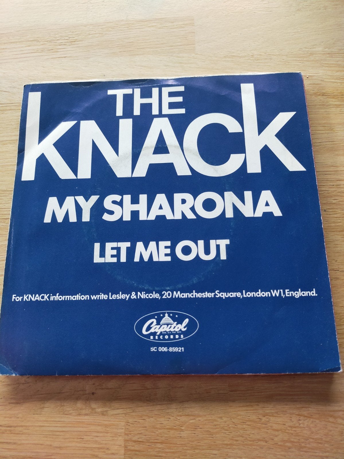 the Knack , My Sharona, Ophalen of Verzenden, Zo goed als nieuw, Pop