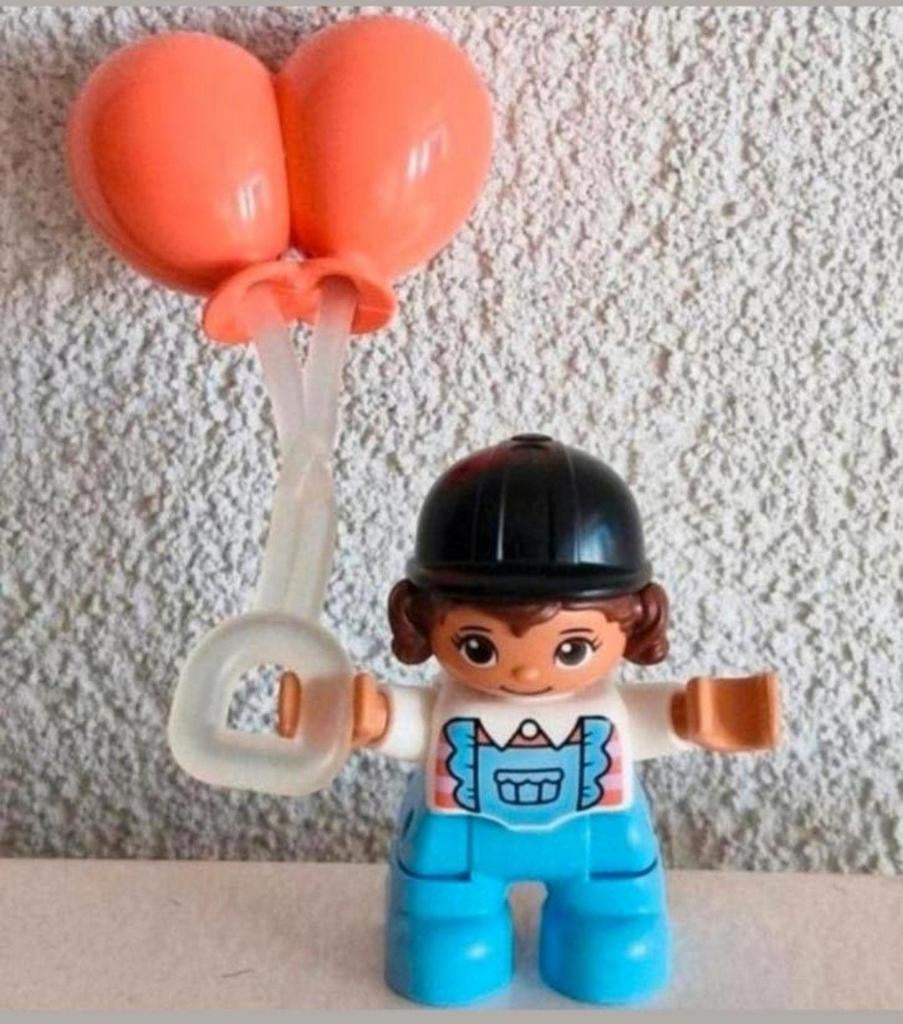 Duplo poppetje met Ballonnen, Kinderen en Baby's, Speelgoed | Duplo en Lego, Ophalen of Verzenden, Zo goed als nieuw, Duplo