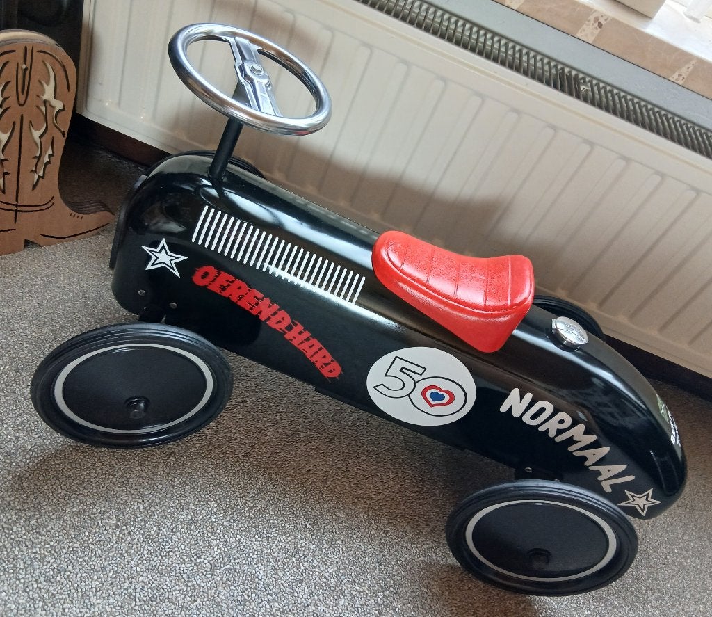 Retro Roller loopauto / Normaal / Oerend hard., Ophalen of Verzenden, Zo goed als nieuw, Loopvoertuig