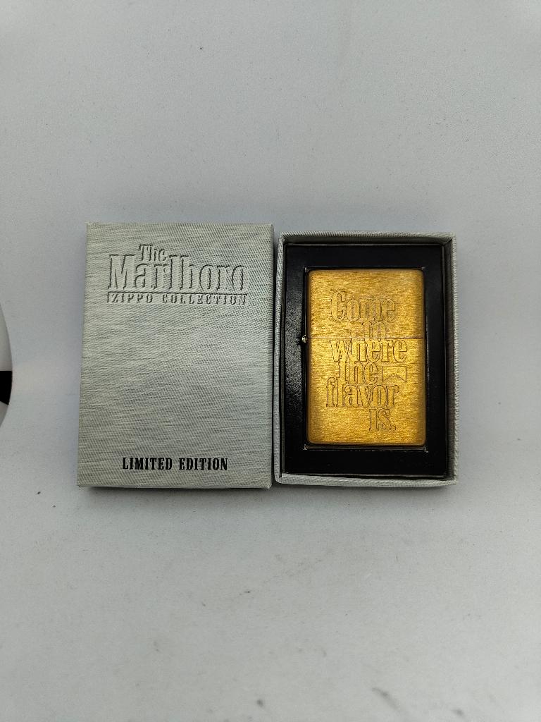 Zippo Marlboro - Come to where the flavor is - Ongevuurd!, Verzamelen, Ophalen of Verzenden, Zo goed als nieuw, Aansteker
