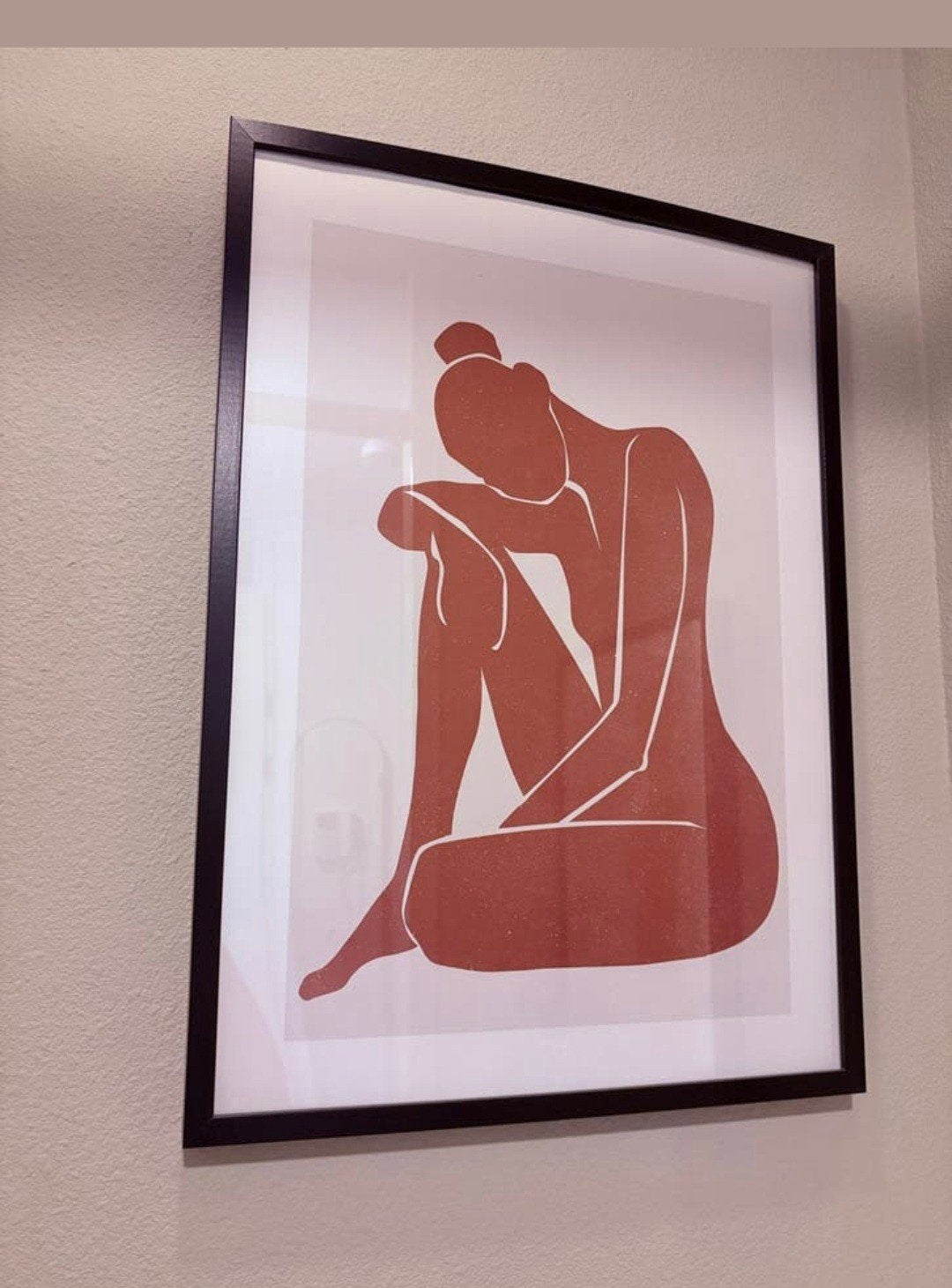 Kunstprint in lijst, Ophalen of Verzenden, Zo goed als nieuw
